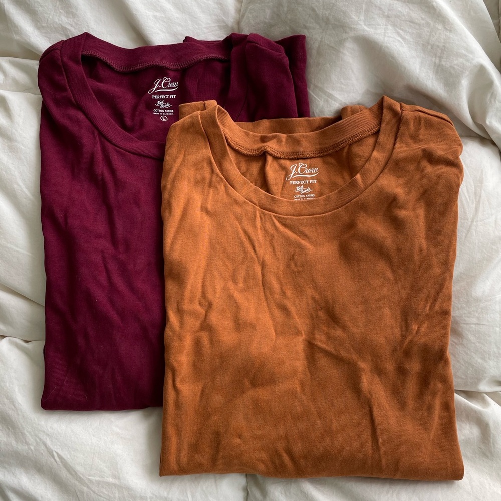 J. Crew Perfect Fit Long Sleeve Tees